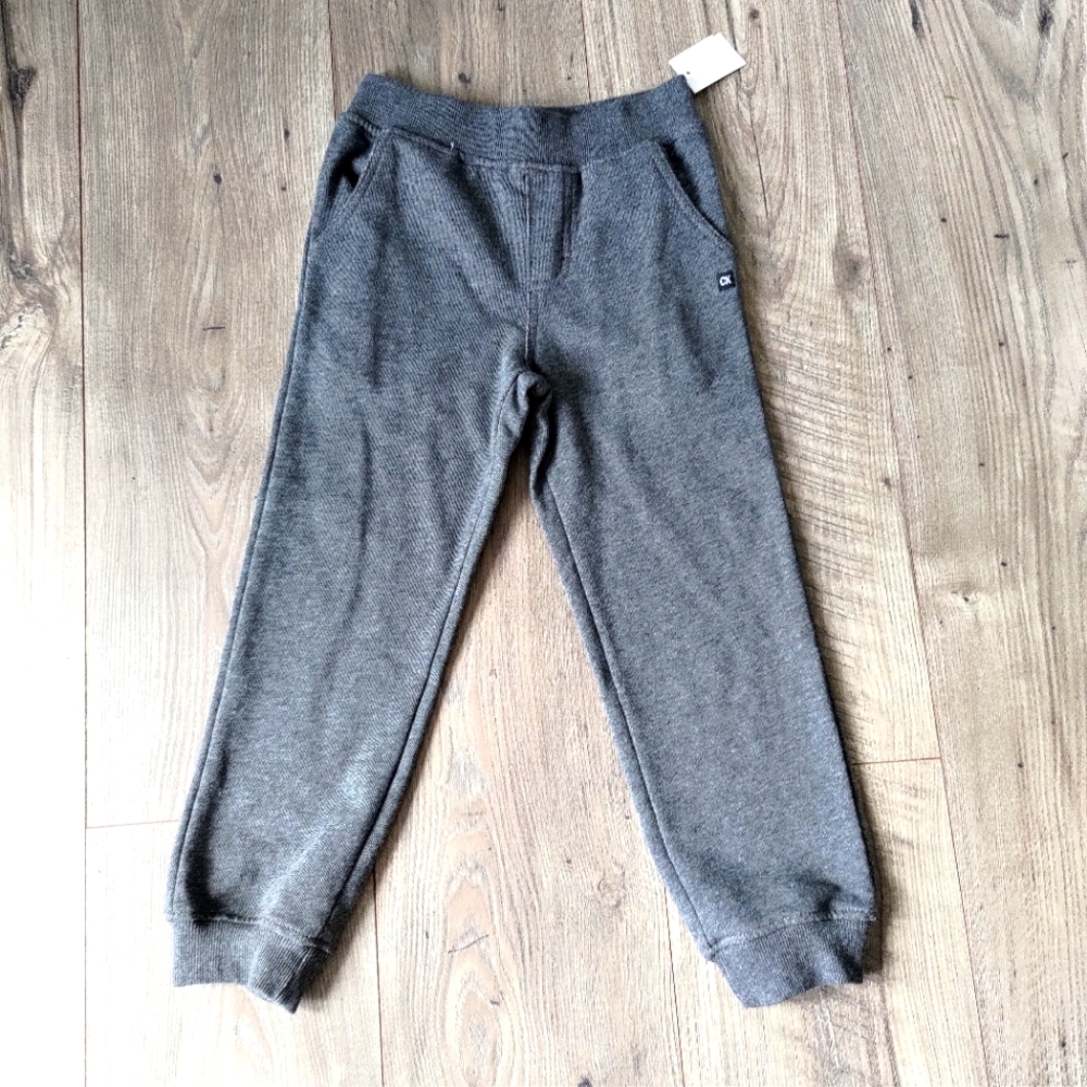 Calvin Klein Jeans Boys Girls grey athletic pants